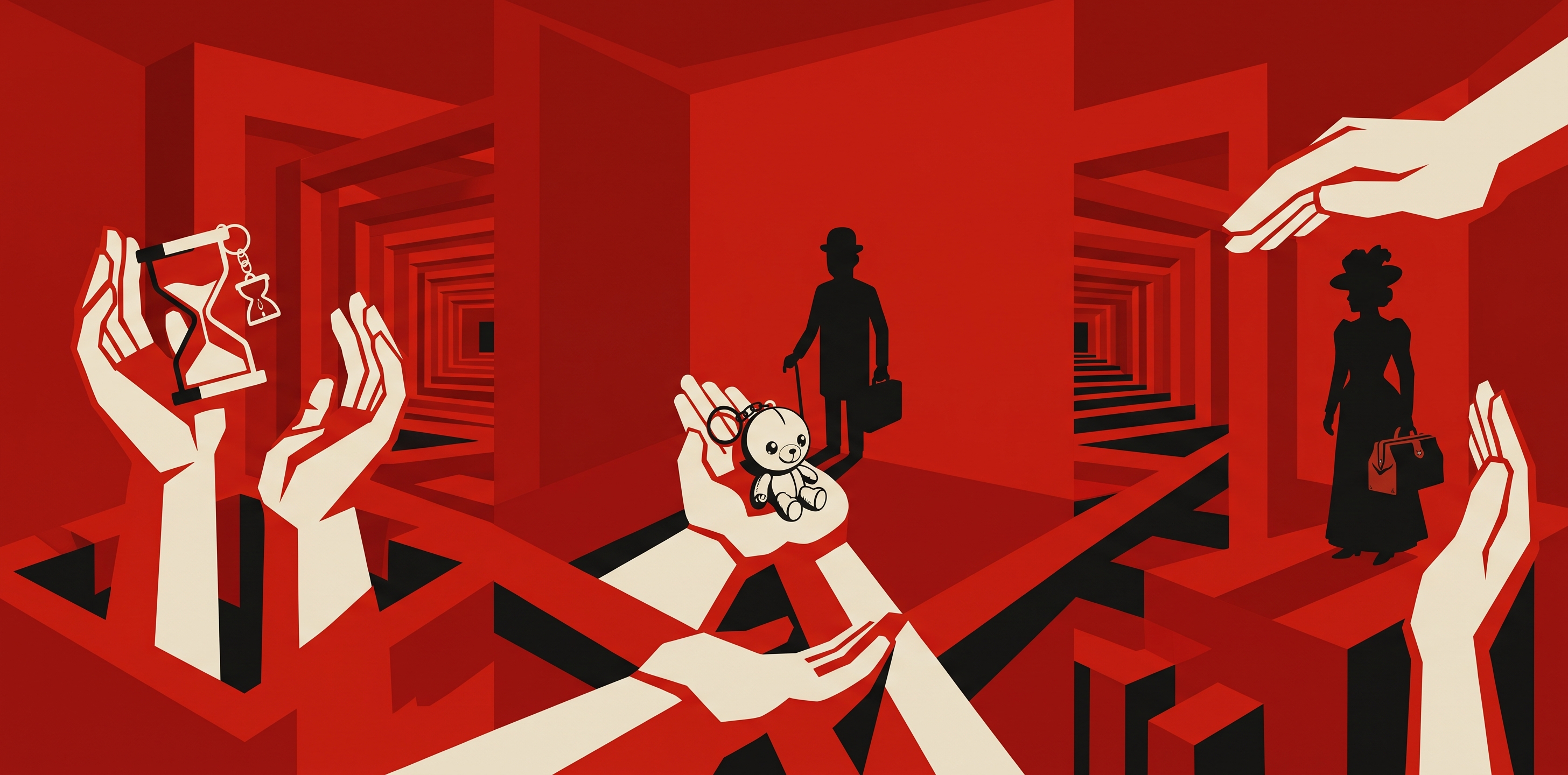 Medium or middleman — illustration